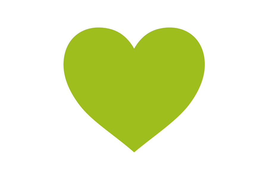 A green heart