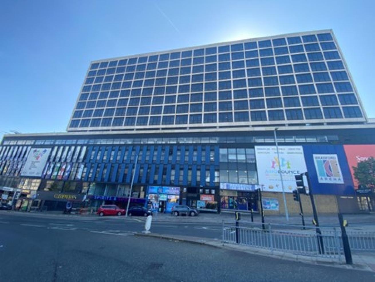 Exterior image of high-rise Wardley House