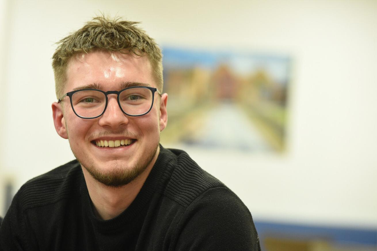 Accountancy apprentice George